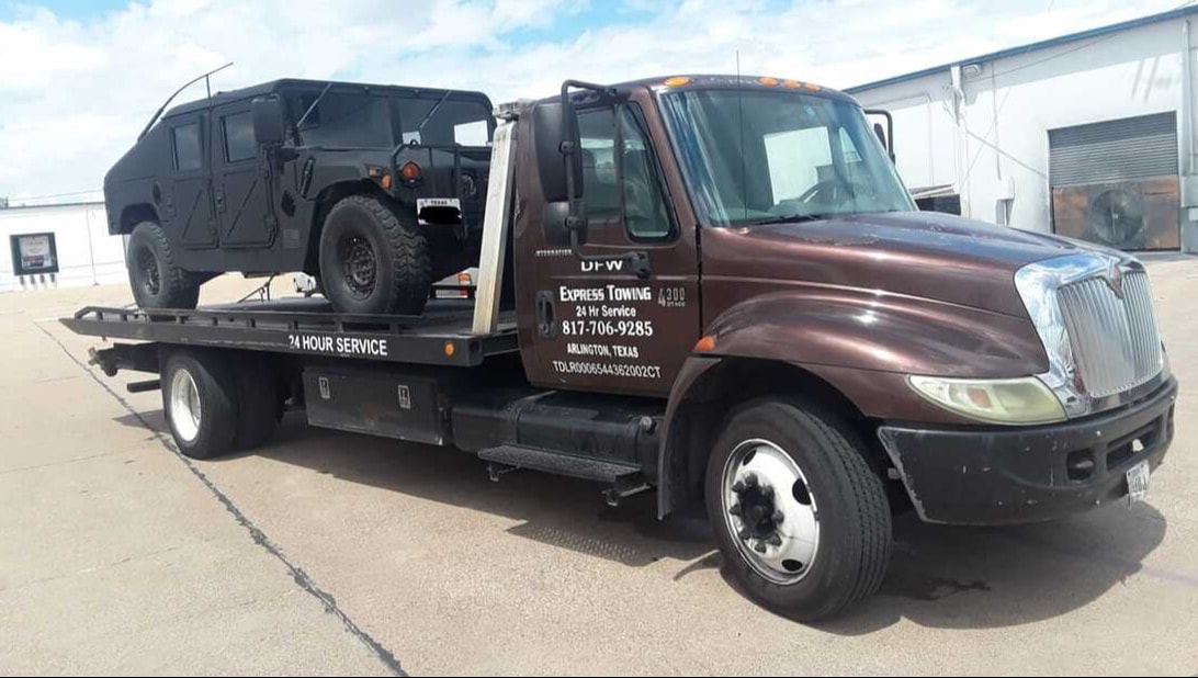 Flatbed towing in Arlington TX