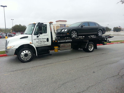 Flatbed towing from Express towing Arlington, Texas