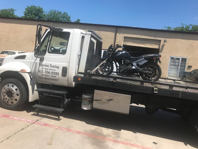 motorcycle towing service in Arlington, Texas 